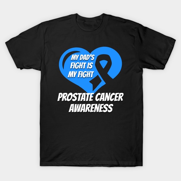 Prostate Cancer Dad T-Shirt by mikevdv2001